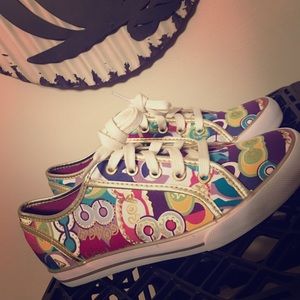 Coach poppy sneakers size 7.5 brand new